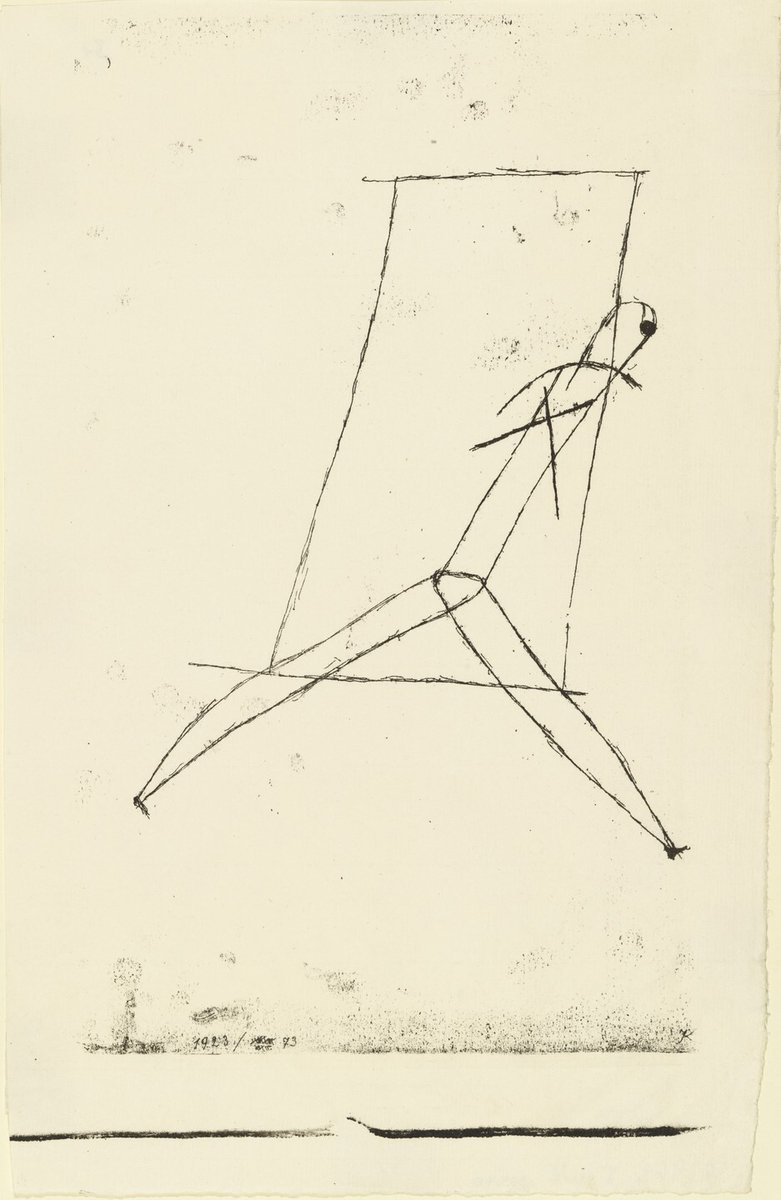 Striding Out (Austritt) #artbots #klee