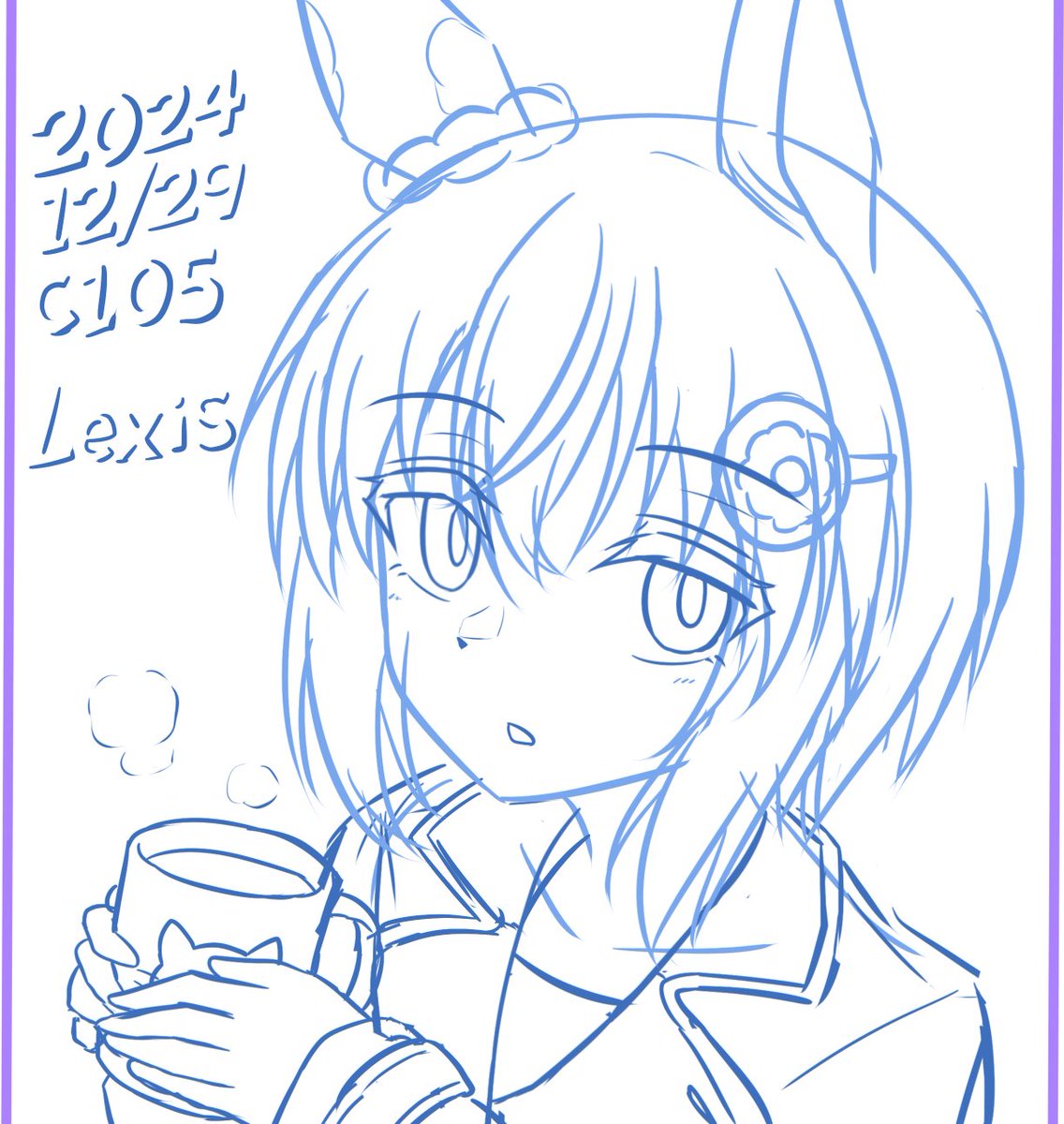 色紙こんな感じで行こうかなwip 