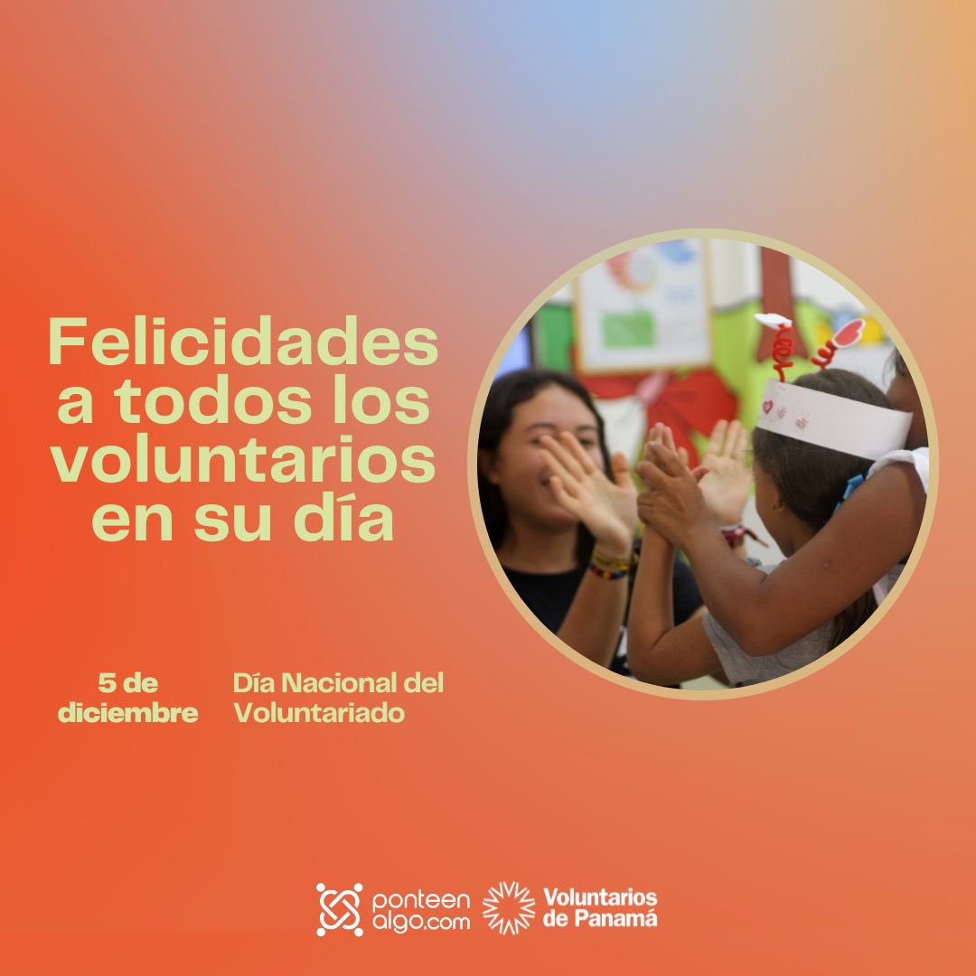 ponteenalgo's tweet photo. Felicitamos a todos los #VoluntariosDePanamá por su compromiso y enorme voluntad 💙

#5DeDiciembre
#DiaDelVoluntario 
@VoluntarioPTY 
@ponteenalgo 
Fundación Causa Nuestra
@FundSBV https://t.co/fSdhpROgyn