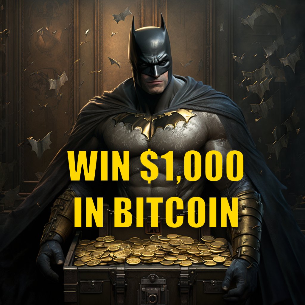 CryptosBatman's tweet photo. #Bitcoin has reached the $100,000 milestone and I want to celebrate by giving one of you $1,000  in $BTC ❤️

To participate:
1. Follow me
2. Enable notifications on my tweets
3. Like &amp; Retweet
4. Tag a friend in the comments

A winner will be drawn when I reach 80,000 followers. https://t.co/hCGaLY0hkl