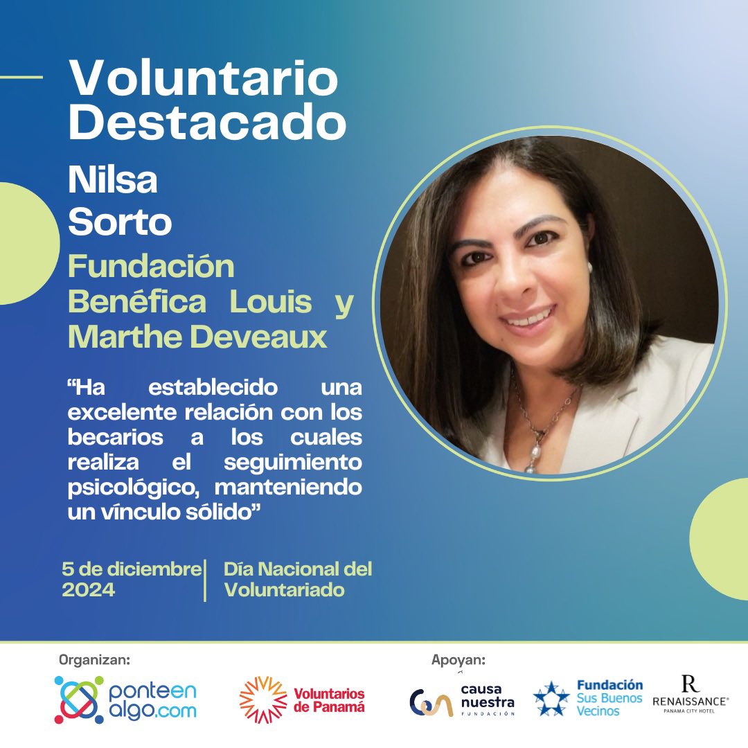 ponteenalgo's tweet photo. @FECPanama @VoluntarioPTY @FundSBV @fundacionmaipty @donavidapanama @banaparpma @NinosDarien #5DeDiciembre
#DiaDelVoluntario 
@VoluntarioPTY 
@ponteenalgo 
Fundación Causa Nuestra
@FundSBV 

@proecoazuero @FValorate https://t.co/7bf2Tp6nqw