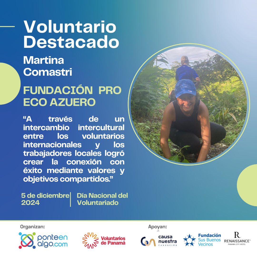 ponteenalgo's tweet photo. @FECPanama @VoluntarioPTY @FundSBV @fundacionmaipty @donavidapanama @banaparpma @NinosDarien #5DeDiciembre
#DiaDelVoluntario 
@VoluntarioPTY 
@ponteenalgo 
Fundación Causa Nuestra
@FundSBV 

@proecoazuero @FValorate https://t.co/7bf2Tp6nqw