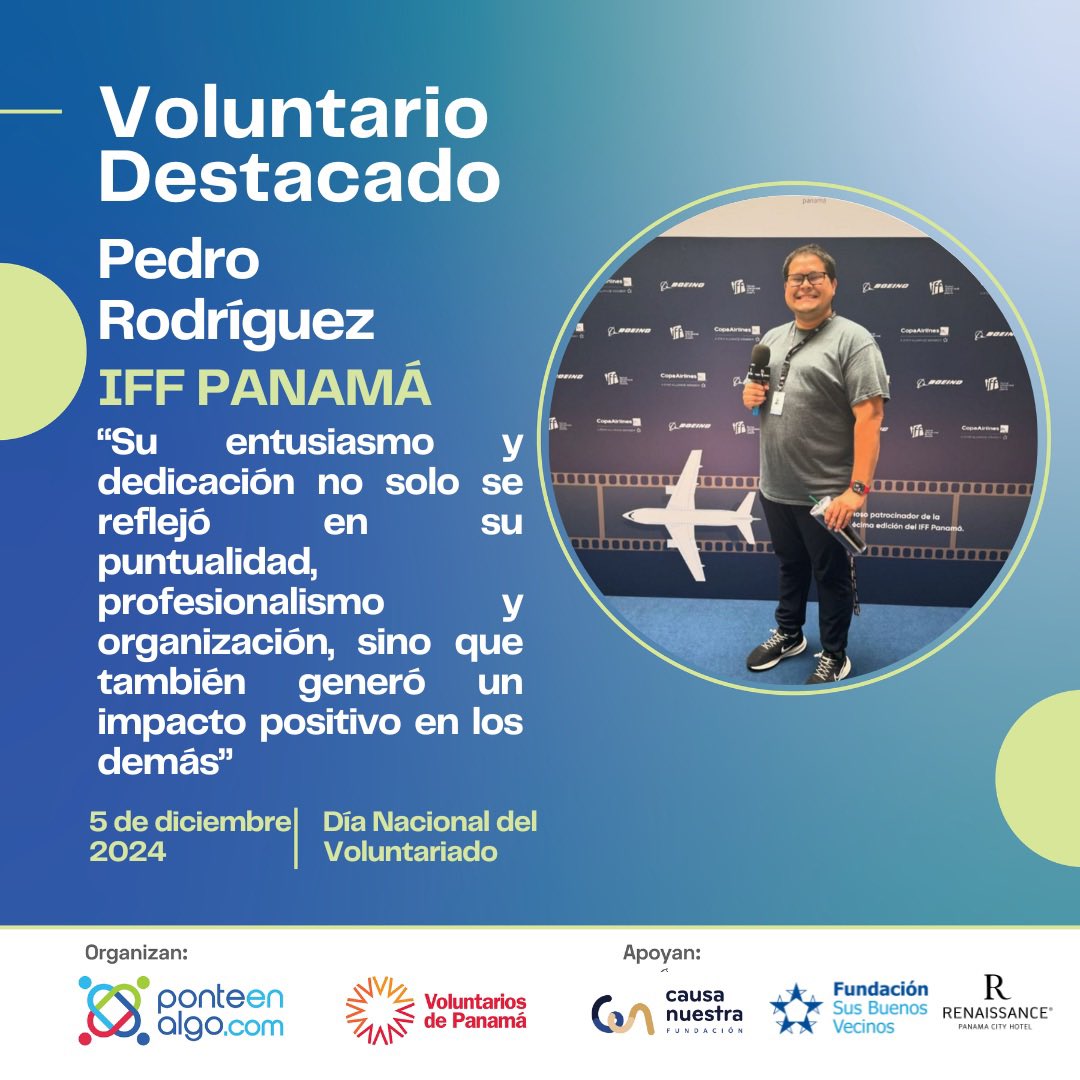 ponteenalgo's tweet photo. @FECPanama #5DeDiciembre
#DiaDelVoluntario 
@VoluntarioPTY 
@ponteenalgo 
Fundación Causa Nuestra
@FundSBV 

@afspanama @IFFPanama @BarriosPanama https://t.co/RdTCnPBPat
