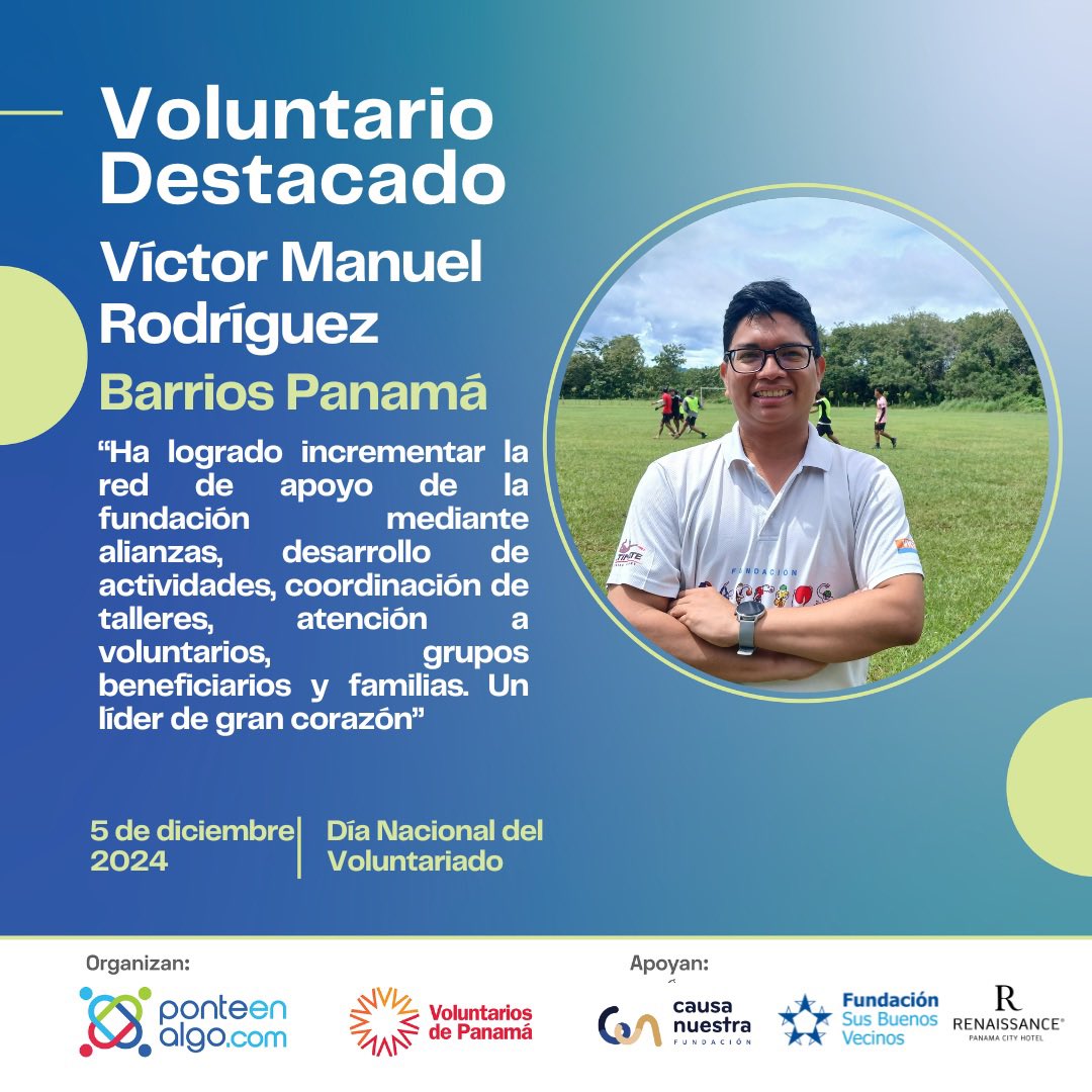 ponteenalgo's tweet photo. @FECPanama #5DeDiciembre
#DiaDelVoluntario 
@VoluntarioPTY 
@ponteenalgo 
Fundación Causa Nuestra
@FundSBV 

@afspanama @IFFPanama @BarriosPanama https://t.co/RdTCnPBPat