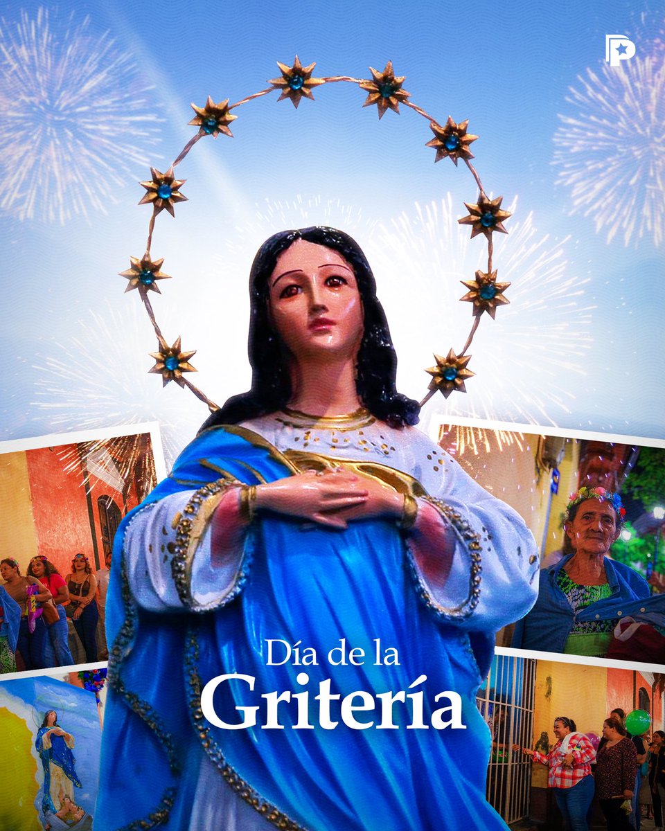 🌟 ¿Quién causa tanta alegría? 🌟  
💫 ¡La Concepción de María!
 💫  

🌺 Este 7 de diciembre, Nicaragua se llena de júbilo y devoción celebrando La Gritería, un homenaje único a nuestra Purísima Concepción de María. 🙏✨  

🌷 ¡Viva la Virgen María! 🌷  
#MariaTantaAlegría 🎉