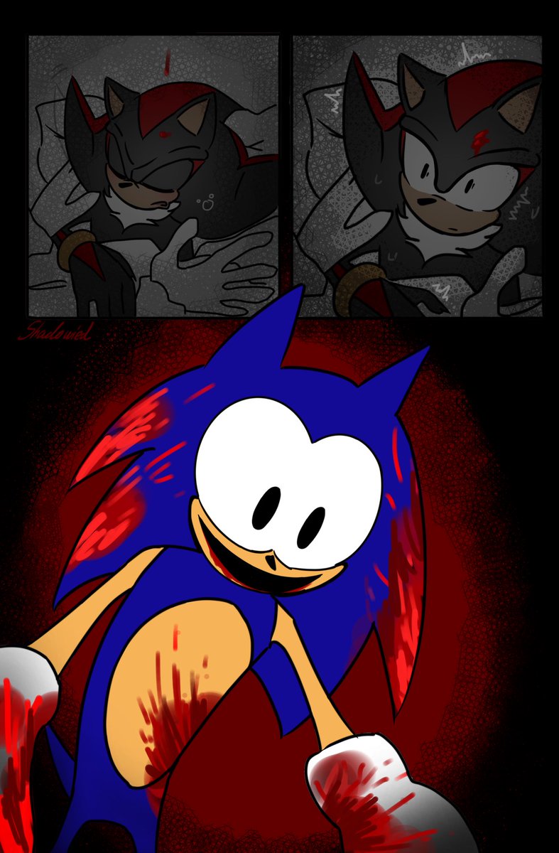shadowied_'s tweet image. ⚠️Slight horror warning⚠️

Just a nightmare Shadow…
#sonadow #sonicexe #sonicrewrite
#ShadowTheHedgehog #SonicTheHedgehog #art