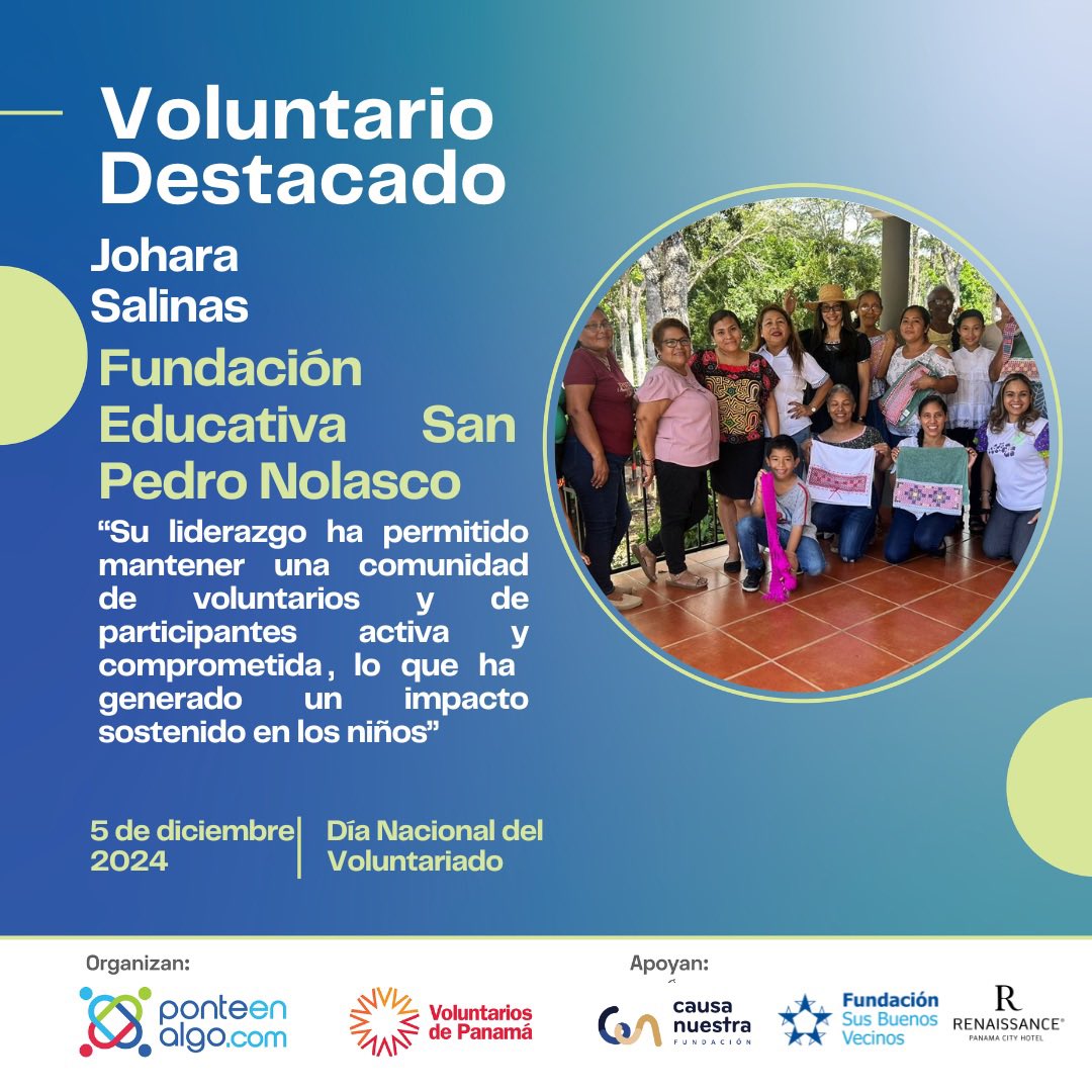 ponteenalgo's tweet photo. @FECPanama @VoluntarioPTY @FundSBV @fundacionmaipty @donavidapanama @banaparpma @NinosDarien @proecoazuero @FValorate #5DeDiciembre
#DiaDelVoluntario 
@VoluntarioPTY 
@ponteenalgo 
Fundación Causa Nuestra
@FundSBV 

@fundapromat https://t.co/NXzKKxa1ez