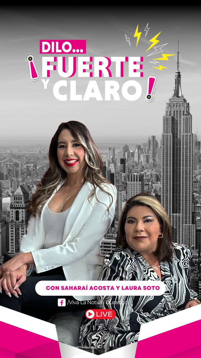 Las mejores entrevistas en #FuerteYClaro por <a href="/LaKeBuenaDgo/">Lakebuenadurango</a> Durango con <a href="/MSaharai/">Saharai Acosta</a> y Laura Soto

Sintonízanos por 📡

📻 94.5 en #Durango 🦂
📻 93.3 en #ElSalto 🌲
📻 93.7 en #Canatlán 🍎
🔗 A través de facebook.

#VivaLaNoticia 🟢