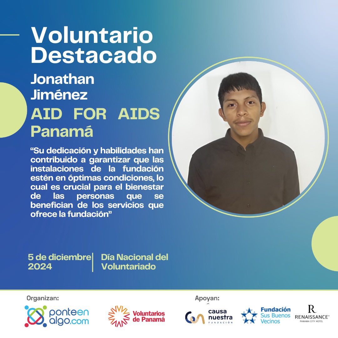 ponteenalgo's tweet photo. @FECPanama @VoluntarioPTY @FundSBV @fundacionmaipty @donavidapanama @banaparpma @NinosDarien @proecoazuero @FValorate #5DeDiciembre
#DiaDelVoluntario 
@VoluntarioPTY 
@ponteenalgo 
Fundación Causa Nuestra
@FundSBV 

@AIDFORAIDSP https://t.co/dJVBoZ3Saa