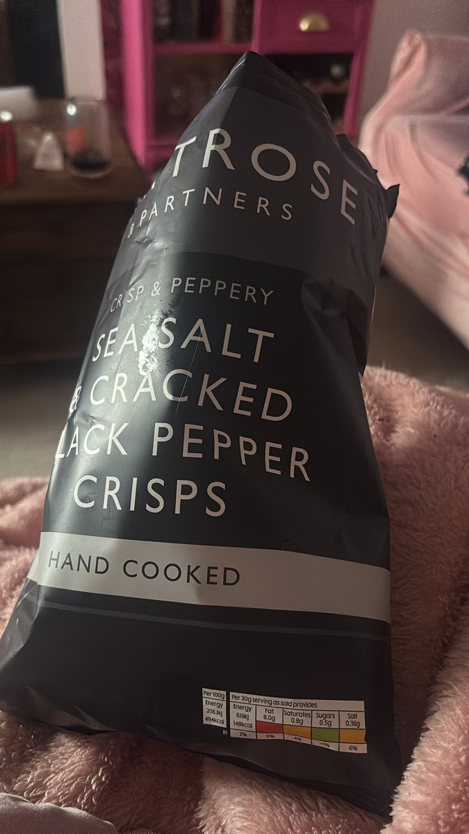 So just cracked open this <a href="/waitrose/">Waitrose & Partners</a> pack of sea salt and black pepper crisps and they’re definitely cheese and onion. Have I entered the matrix? Has #StormDaragh stolen my tastebuds? I’m so confused 😵‍💫