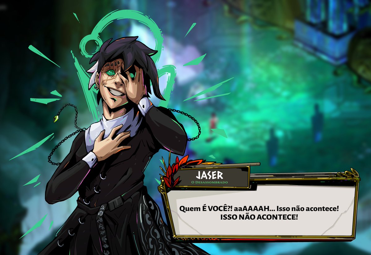 jaser no estilo de hades!!
#EDMSpoilers #EnigmaDoMedo