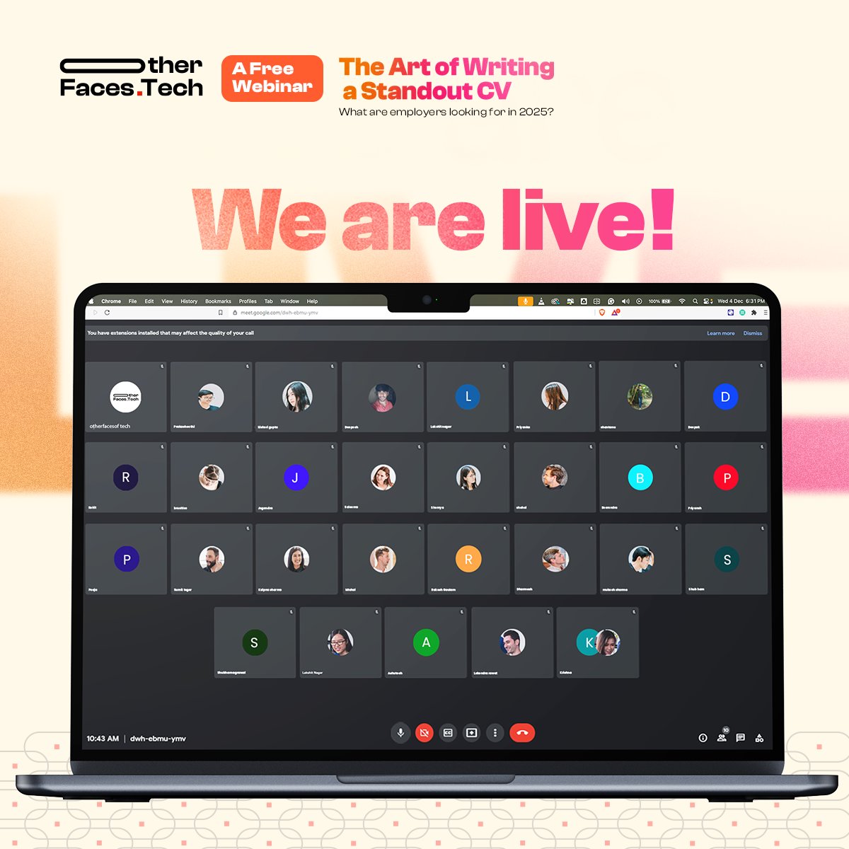 We are live Guys!
Let's join in and learn!
Join here 👊🏾👉🏾👉🏾👉🏾👉🏾
o.lu.ma/KRFko6RJtH?cid…