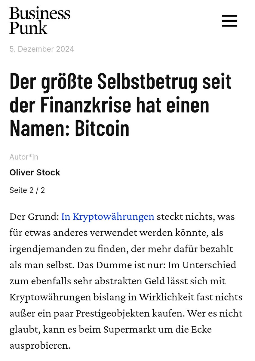Techaktien1's tweet photo. Wenn Bitcoin ein Intelligenztest ist, dann hat Oliver ihn nicht bestanden 📉💀 $BTC #BTC100k #Bitcoin #Finx https://t.co/MD8pa3x6gM
