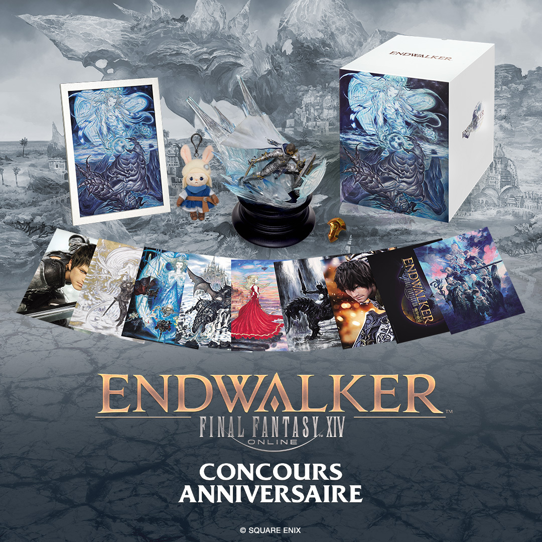 FF_XIV_FR's tweet image. Fêtons les 3 ans d'#Endwalker avec un nouveau concours ! 🌝
➡️ Allez sur sqex.to/aXXbk
🔔 Suivez, repostez ou visitez nos pages #FFXIV
🎁 Participez pour tenter de gagner des prix d'Endwalker !
Conditions générales et règlement officiel : sqex.to/8mRuG.