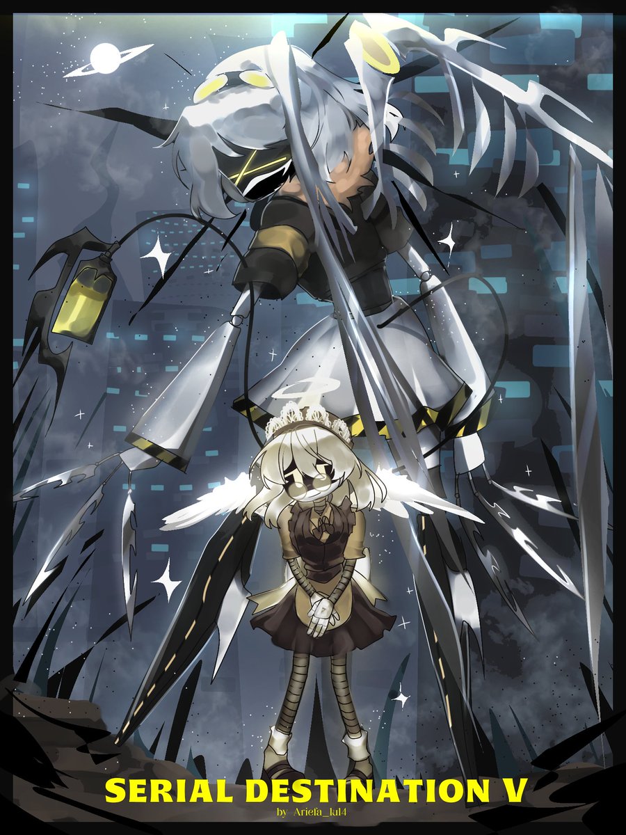 ariefa_lul4's tweet image. V done!

Hope you like it🌟

#serialdesignationV #sdv #murderdrones #mdrones #fanart