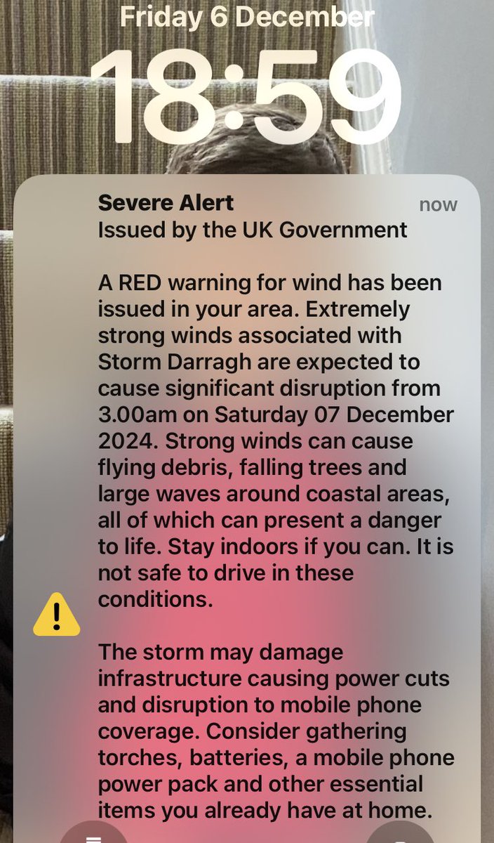 Shame on you <a href="/sainsburys/">Sainsbury's</a> for sending your drivers out this morning during the storm before the Red warning ends at 11 AM. Did you not read this Govt warning ‘It is not safe to drive in these conditions’ #profitbeforepeople