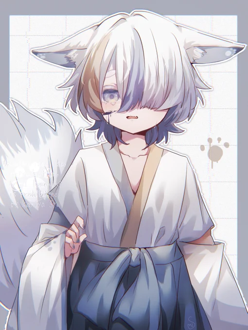 ぼろぼろ子狐 