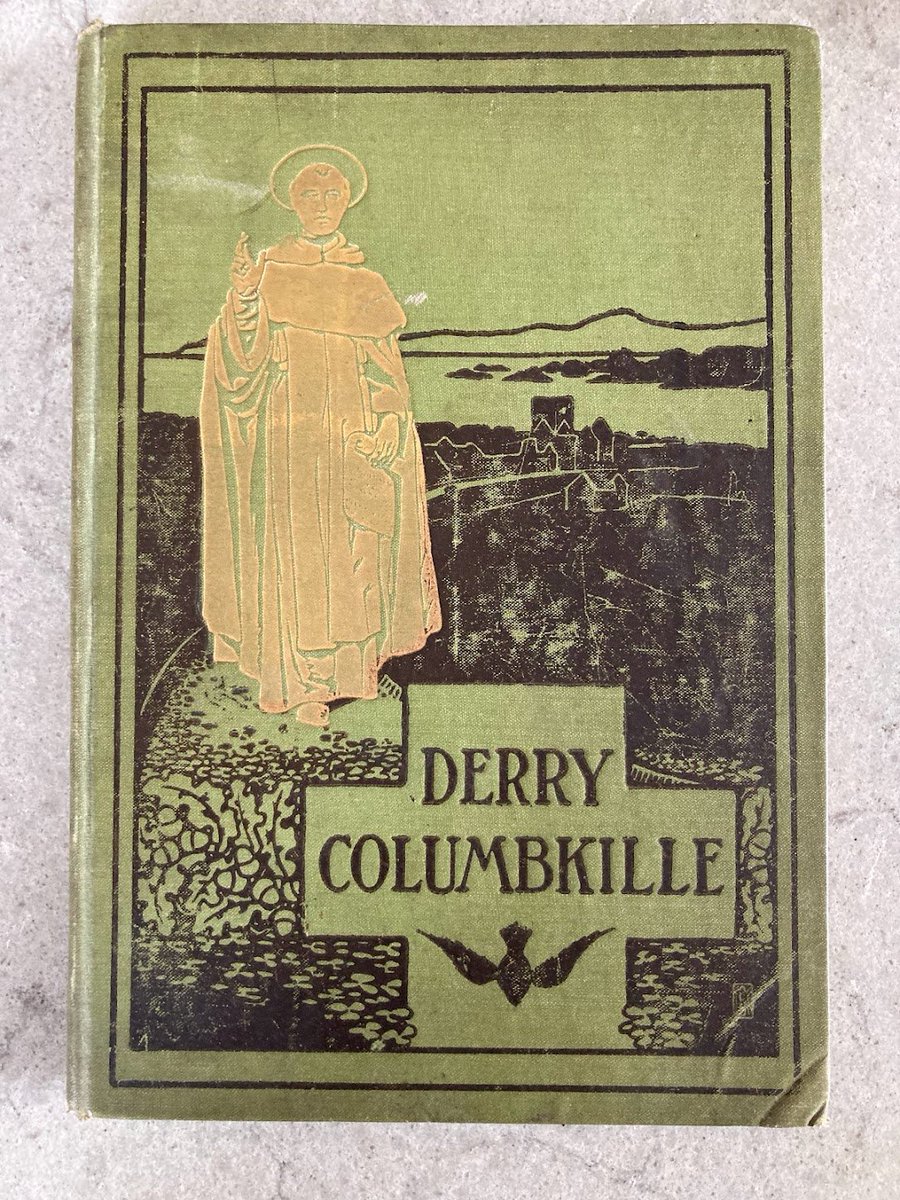 foylelocalhist's tweet photo. Happy birthday to 
#StColumba born 
#OTD in Gartan Co #Donegal though he fell in love with #Derry and became our patron saint. Even though he didn't found the city, as the legend has it, he loved it and you'll find him all over the city, from churches to holy wells to statues to- https://t.co/6qEW7TnAQT