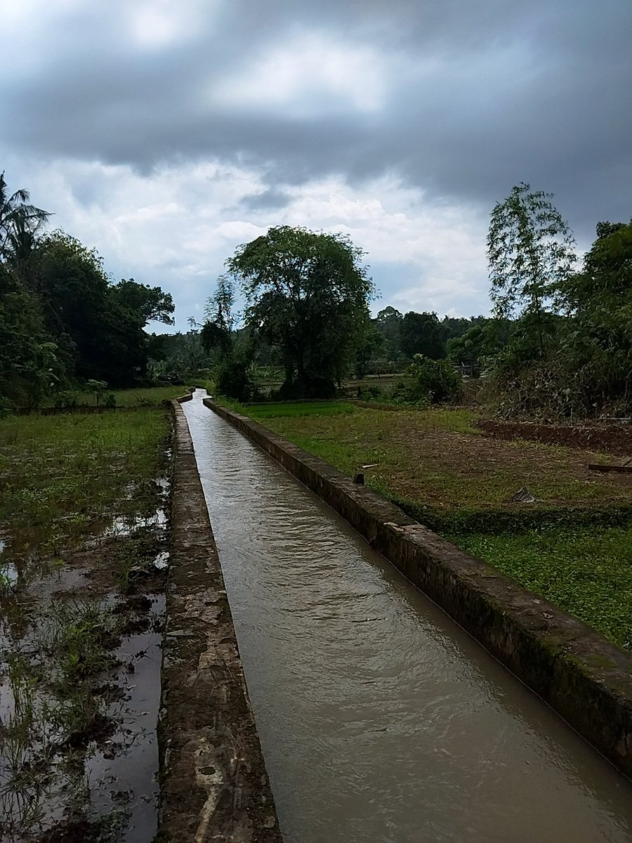 aerv_in's tweet photo. @Gerindra jalanan buat lewat orang masih tanah, sedangkan saluran irigasinya di cor https://t.co/TQjUFzYZ9k