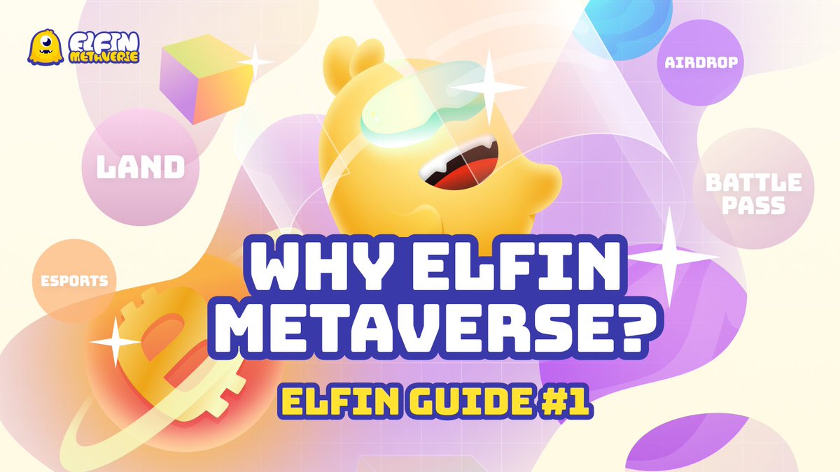 ElfinGames's tweet photo. 📓 #ElfinGuide #1 - Why #ElfinMetaverse 📓

The 1st #GameFi omni layer focuses on #eSports &amp; the future of gaming!
👉🏻 https://t.co/bsowphsrUz

🎮 Diverse games
🏝️ Multifunctional #ElfinLand
🎟️ Rewarding Battle Pass
🎁 Play-to-Airdrop with 10M+ $ELFIN
👥 Strong partnerships &amp; more https://t.co/DFEwAlxKcd