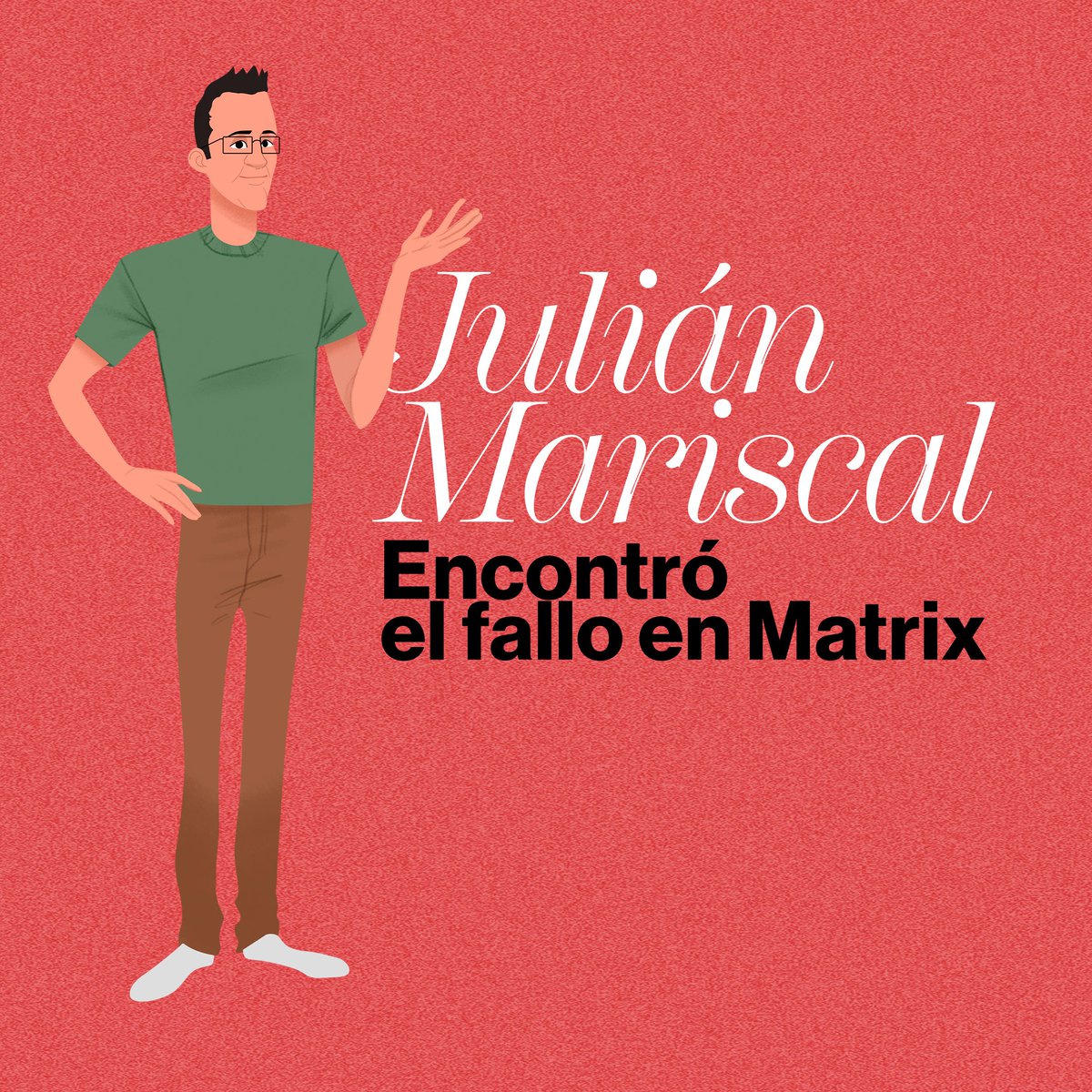 Thankium's tweet photo. Hoy presentamos a Julián Mariscal, nuestro desarrollador web. Capaz de encontrar el fallo en Matrix.

#VivaMariscal ✌️ #VivaThankium ✌️ https://t.co/rOIsy5bWnR