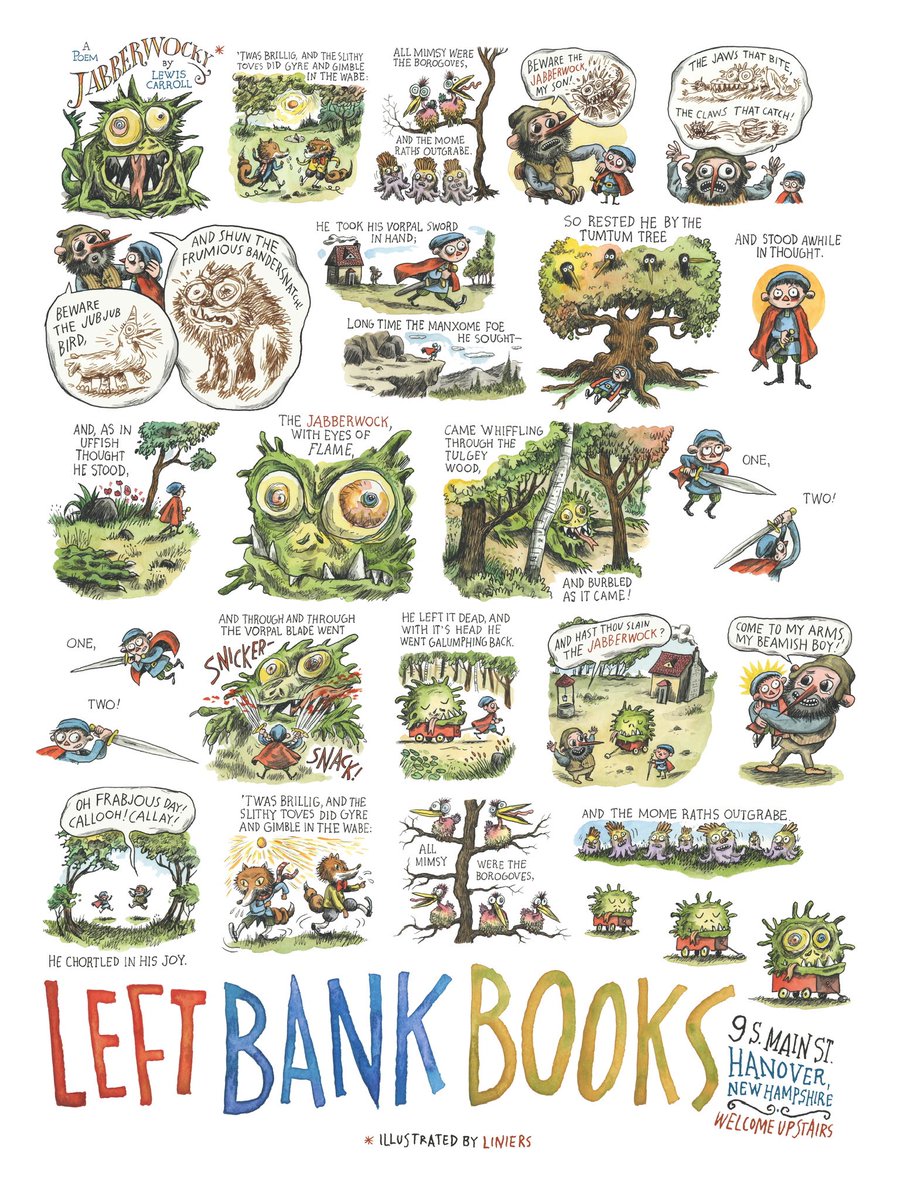 porliniers's tweet photo. Jabberwocky by Lewis Carroll https://t.co/6xmZIPhHxZ