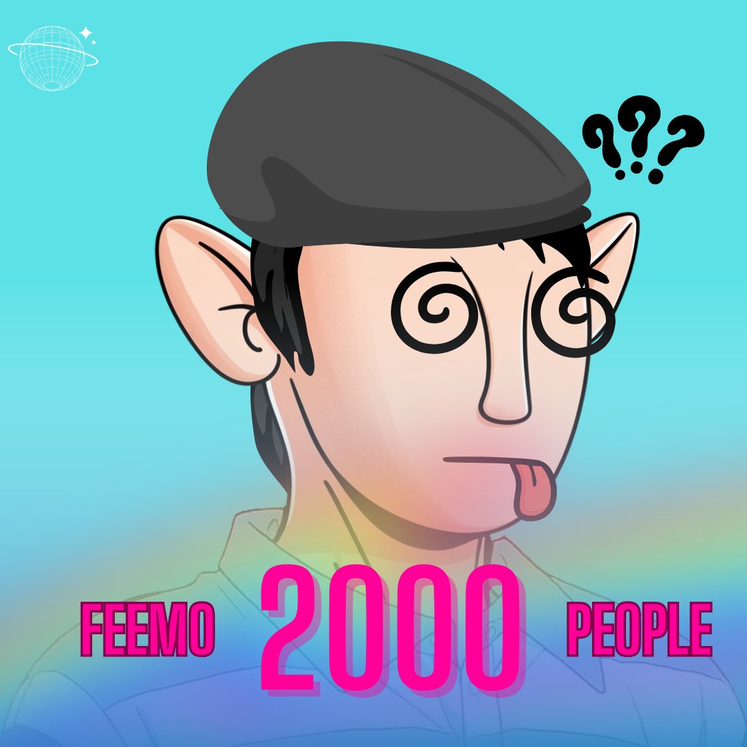 feemoworld's tweet image. OMG 😵‍💫 2000 FEEMO COMPLETED IN JUST 2 DAY 💙

APPRECIATE YOUR SUPPORT 🙏❤️ 

RT and drop your wallet 📝