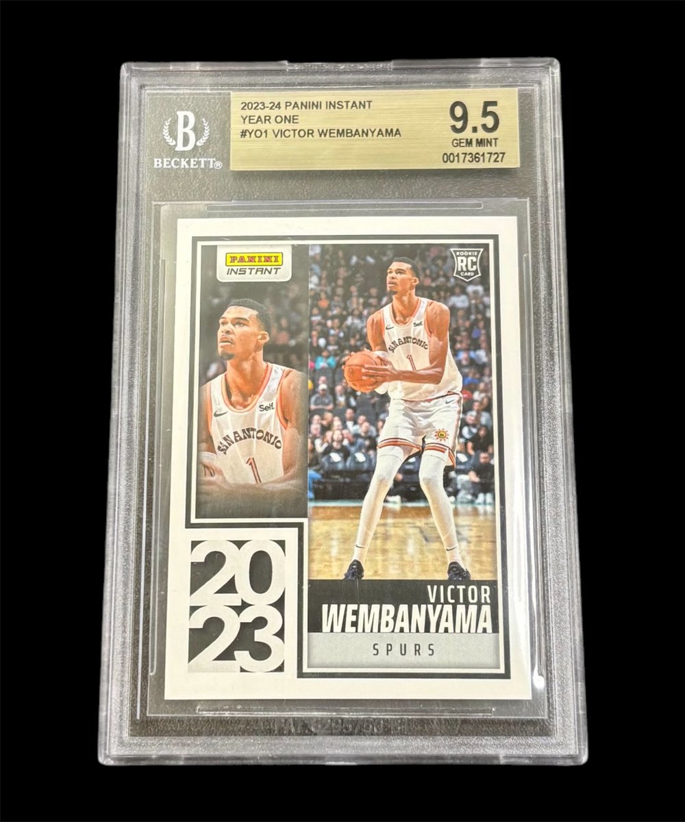 [ HIGHLIGHTS ] 

🍀 Little Break 49 : PYT 🍀

Franz Wagner On Campus Case Hit 🇩🇪

Victor Wembanyama Panini Instant Year One Beckett 9,5 🇫🇷