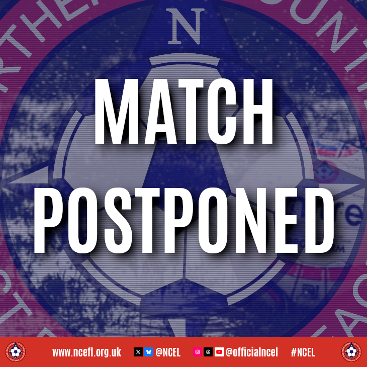 NCEL's tweet photo. SATURDAY #NCEL MATCH OFF

Div 1 - @MainMaltby P-P @LouthTownFC (Waterlogged Pitch)

Fixtures, inspections, postponements ⤵️
https://t.co/twsfvn6woB https://t.co/xEVpHIndg9