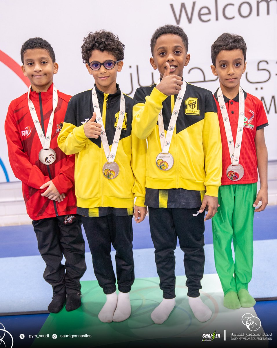 gym_saudi's tweet photo. 🥈أصحاب الميداليات الفضية

بطولة المملكة فني رجال (مرحلة أشبال- أ) فردي عام 

✅سالم غلام - الوحدة
✅طلال فقيه - الاتحاد
✅أحمد المصري - الاتحاد
✅حسن المر - الابتسام 

تهانينا للفائزين 🙌🏻 https://t.co/Useqz8EJ6P