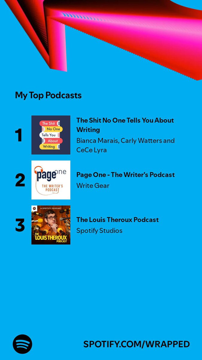 I spent 4,843 minutes listening to podcasts like these. What’s in your Wrapped? #SpotifyWrapped 
open.spotify.com/wrapped/share/…
