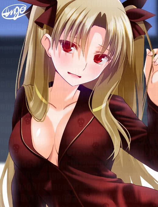 skeb納品させていただきました～パジャマエレシュキガルエレシュキガル可愛いよね…可愛い…っしゅき…しゅき…しゅきしゅきえれしゅk(ry#FGO 