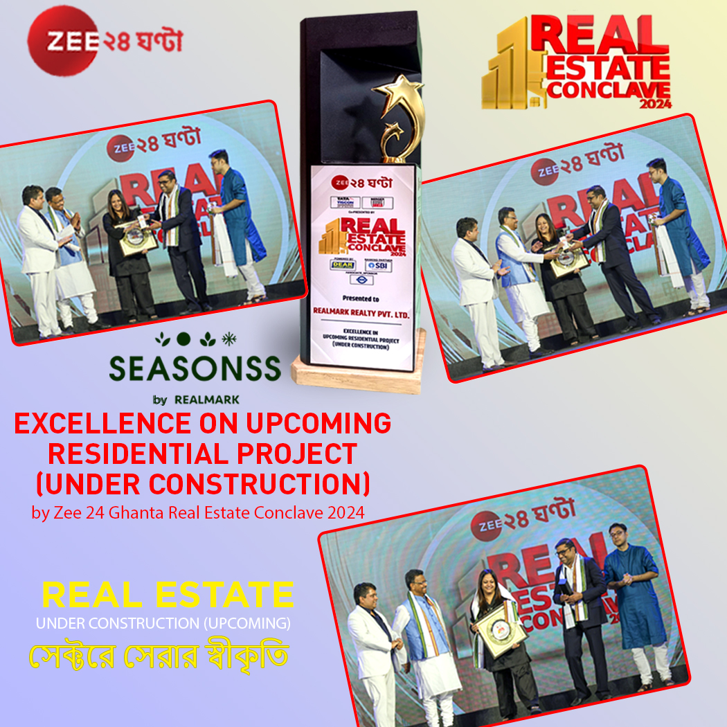Realmark_Realty's tweet photo. We proudly receives the prestigious Excellence in Upcoming Residential Project (Under Construction) award at Zee 24 Ghanta Real Estate Conclave 2024. #RealmarkSeasonss #Zee24GhantaAwards #ExcellenceInRealEstate #UpcomingResidentialProject #RealmarkRealty #DreamHome #zee24ghanta https://t.co/hfPSHPGr59