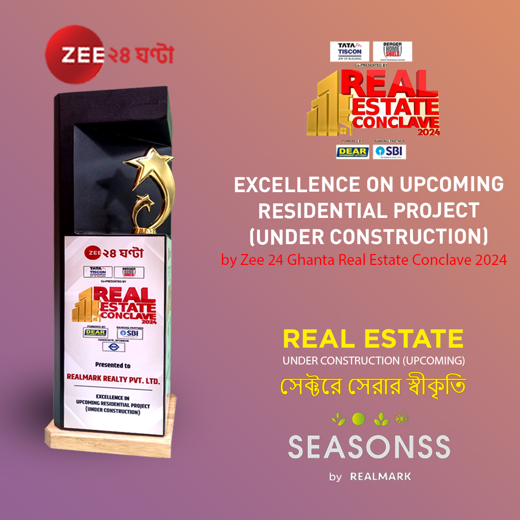Realmark_Realty's tweet photo. We proudly receives the prestigious Excellence in Upcoming Residential Project (Under Construction) award at Zee 24 Ghanta Real Estate Conclave 2024. #RealmarkSeasonss #Zee24GhantaAwards #ExcellenceInRealEstate #UpcomingResidentialProject #RealmarkRealty #DreamHome #zee24ghanta https://t.co/hfPSHPGr59