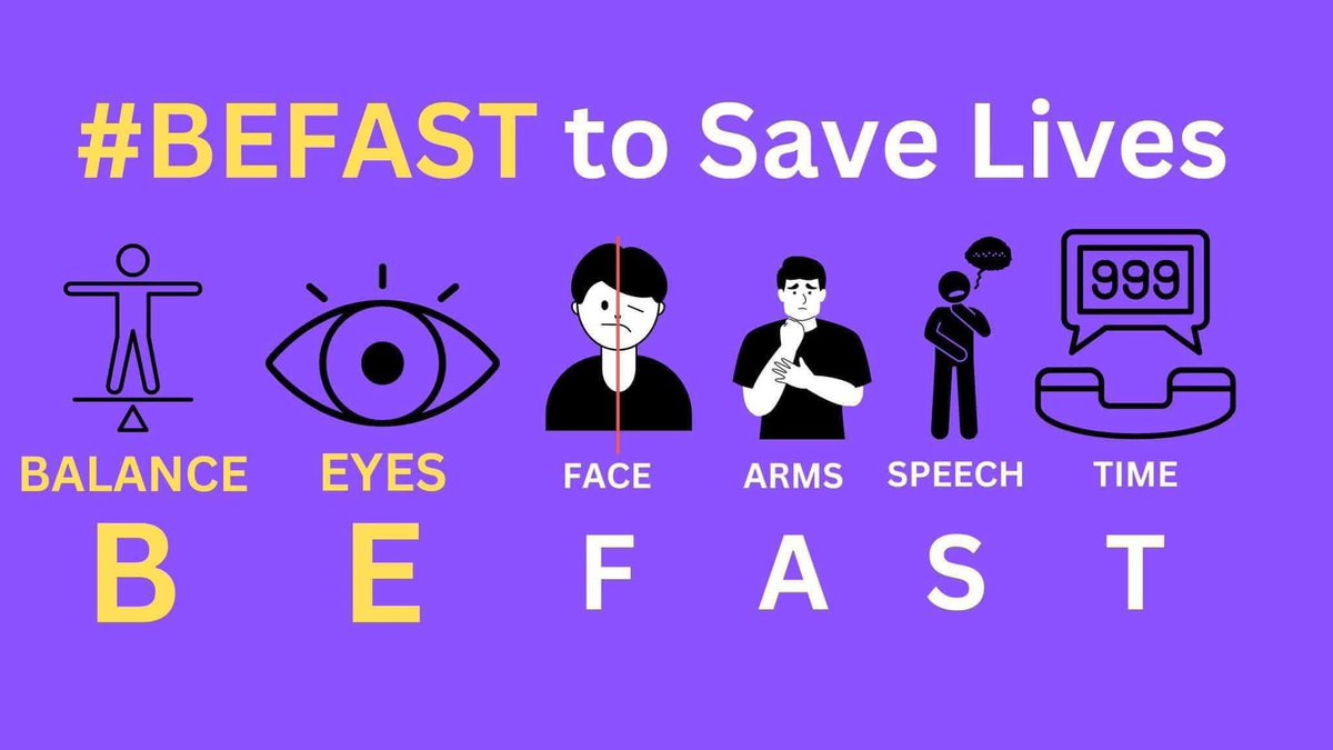 BE FAST - Increasing Stroke Awareness in Scotland (@befast_stroke) on Twitter photo Save lives by knowing the signs #BEFAST Save lives by knowing the signs #BEFAST