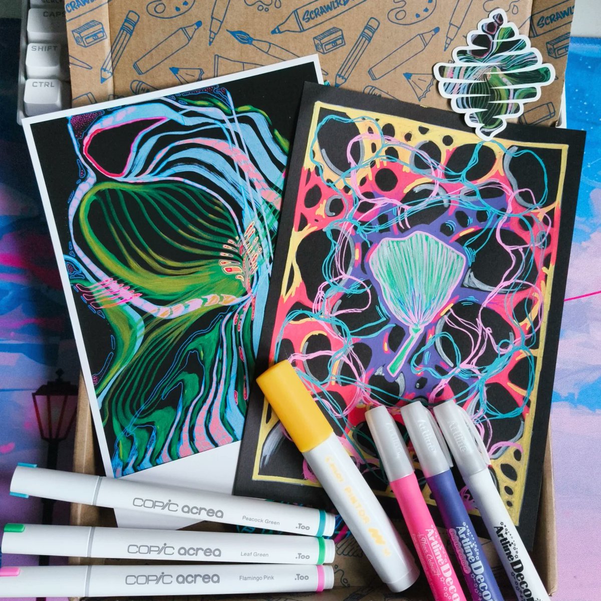 Koojyyyy's tweet photo. #scrawlrchallenge #109 Amoeba !!
Wow what a lot of fun I had with this one!! I started @ScrawlrBox again to help challenge myself to create work that wasn't just anime!
Yes this may be an #Arcane reference, HOWEVER!! It does not look my normal stuff still, so I get the pass ;) https://t.co/a0tpCT6oBY
