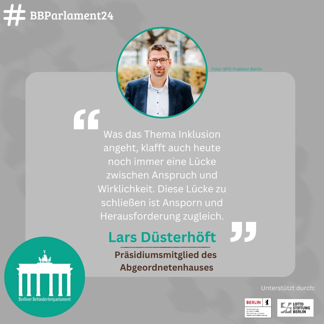 Das Berliner Behindertenparlament 2024 ist offiziell eröffnet. Den Startschuss hat Lars Düsterhöft aus dem Präsidium des Abgeordnetenhauses mit einer mutmachenden Rede gegeben. Auf geht's!

#BBParlament24 #Berlin #Partizipation