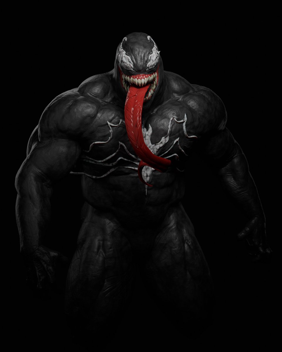 Venom is fun to make cause I don’t need to be subtle with the forms. 🕷️ #venom