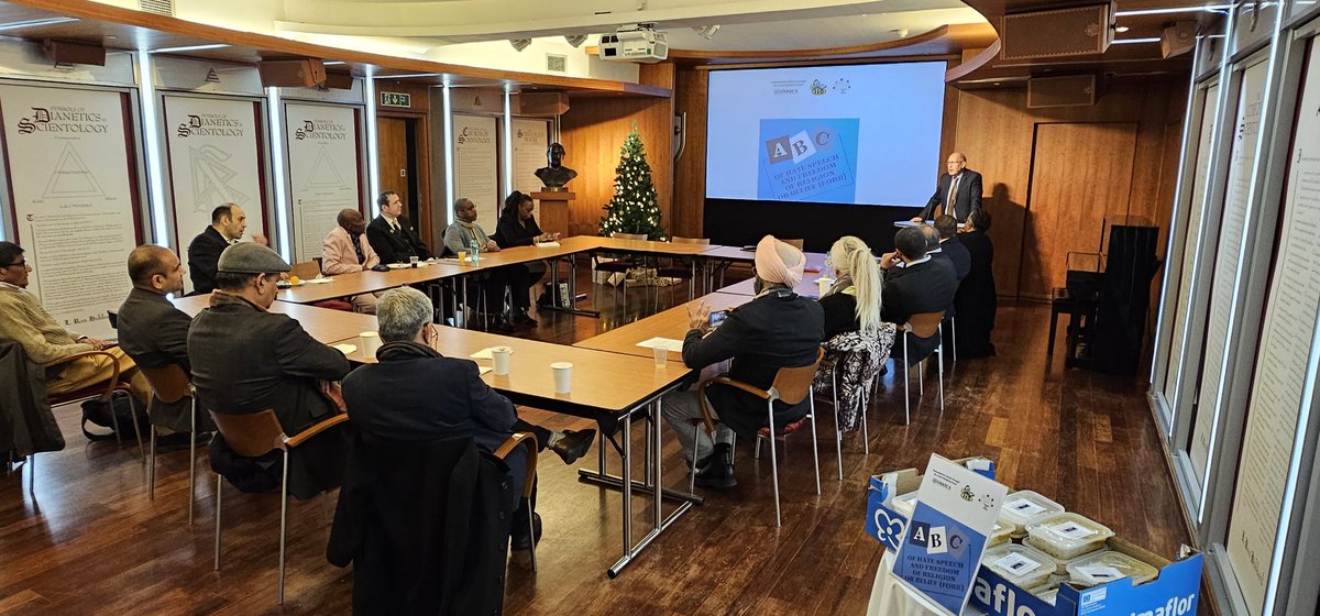 FaithsNetwork's tweet photo. AFN held a cutting edge event launching "The ABC of Hate Speech and FORB,  a new on-line resource created by United Religions International members.
The panel of Faith &amp; Community leaders discussed use of this tool in their own groups &amp; new AFN project!
@URIEurope @HarmeetSS https://t.co/LgTLJJb3PJ