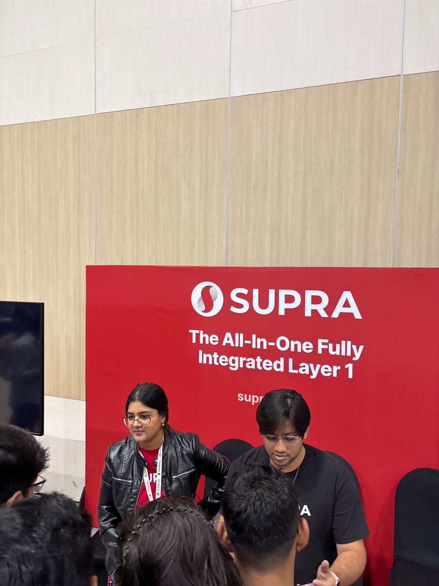 GauravParulek12's tweet photo. Looking Forward to Building our AI bridging verification using blockchain on @SUPRA_Labs at @ETHIndiaco #SupraMOVEIndia https://t.co/hezaaupnSf