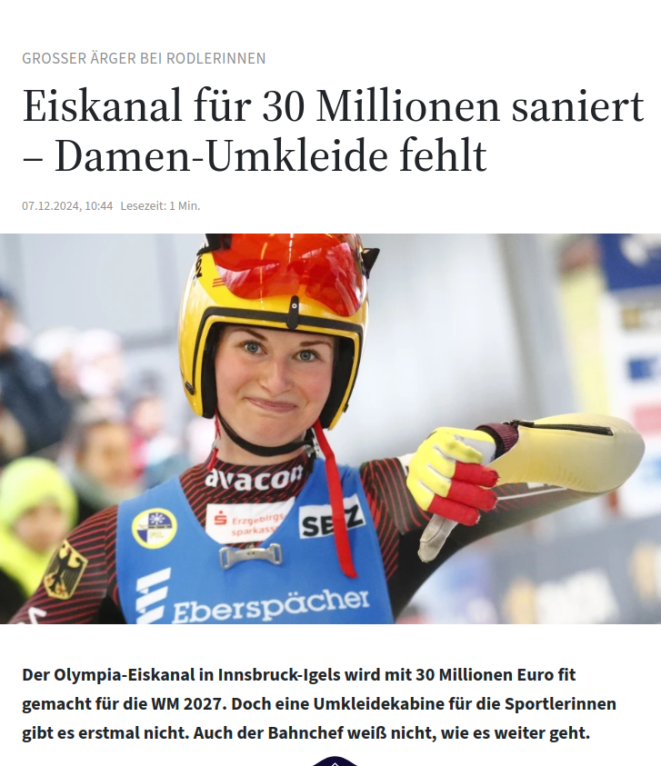 KiaraGorlo's tweet photo. 🇦🇹sucht wieder Anschluss .. an 🇩🇪Standards😌
https://t.co/RciGbUtqWp
„Das ist unglaublich schade. Wir sitzen da ohne Fenster, ohne Lautsprecher und mit einem Heißlüfter“
Toni #Eggert hat Verständnis: „Da muss man ein bisschen die Arschbacken zusammenkneifen“ 🫣#Insbruck #Eiskanal https://t.co/WHv8JCQXSp