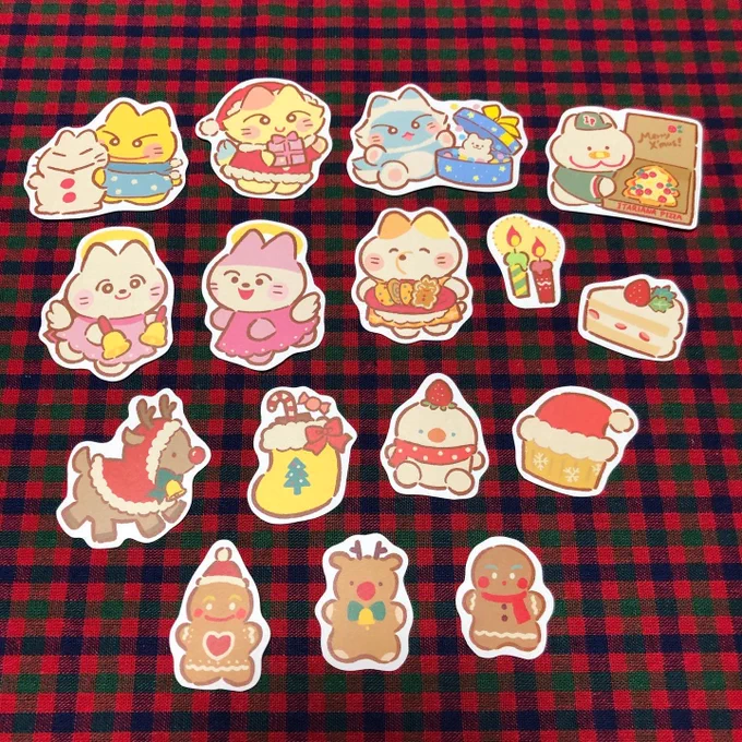 オンラインショップ▼ ・クリスマスフレークシール