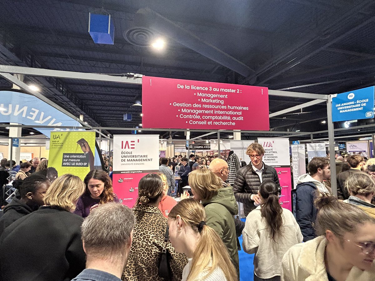 François Pantin (@francoispantin) on Twitter photo Les visiteurs sont au RDV depuis 10h sur le stand de l’<a href="/IAEAngers/">IAE Angers</a> pour échanger sur nos formations. Nous sommes à votre écoute jusqu’à 17h.
<a href="/UnivAngers/">Université d'Angers</a> <a href="/IAEFRANCE/">IAE FRANCE</a> #espritiae Les visiteurs sont au RDV depuis 10h sur le stand de l’<a href="/IAEAngers/">IAE Angers</a> pour échanger sur nos formations. Nous sommes à votre écoute jusqu’à 17h.
<a href="/UnivAngers/">Université d'Angers</a> <a href="/IAEFRANCE/">IAE FRANCE</a> #espritiae