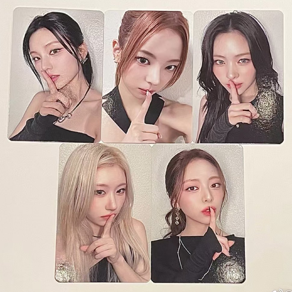 itzy GOLD makestar 中華 上海 ヨントン 5枚コンプセット ② ✨ ITZY GOLD makestar shanghai offline fansign winner pcs