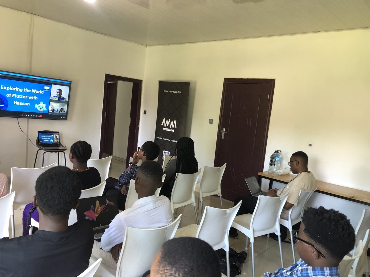 📣 Our Flutter Meetup! Is Happening Now! #FlutterMalawi #Dart #SoftwareDevelopment
