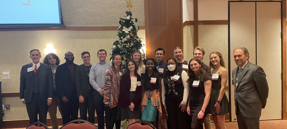 Last night, we had the honor to recognize Via Scholars. It is a highlight of our year to learn about these scholars that are doing groundbreaking research through the support of Via Fellowships. Learn more about the endowment &amp; each of these scholars at cee.vt.edu/content/cee_vt….