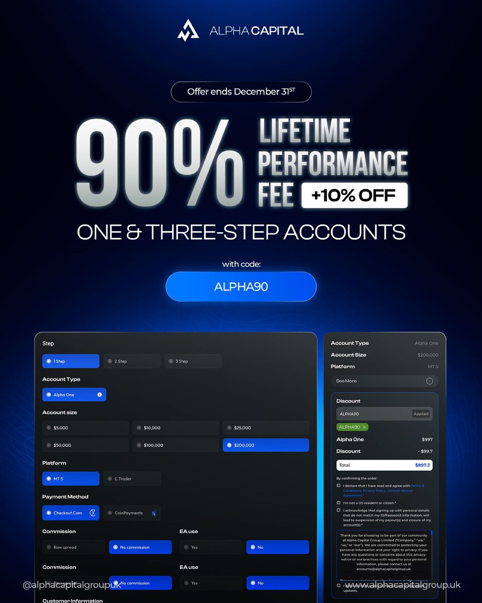 Alpha ONE & Alpha THREE PROMOS 📢 Unlock Exclusive Trading Benefits ...