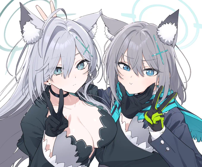 仲良しシロコ #ブルアカ 