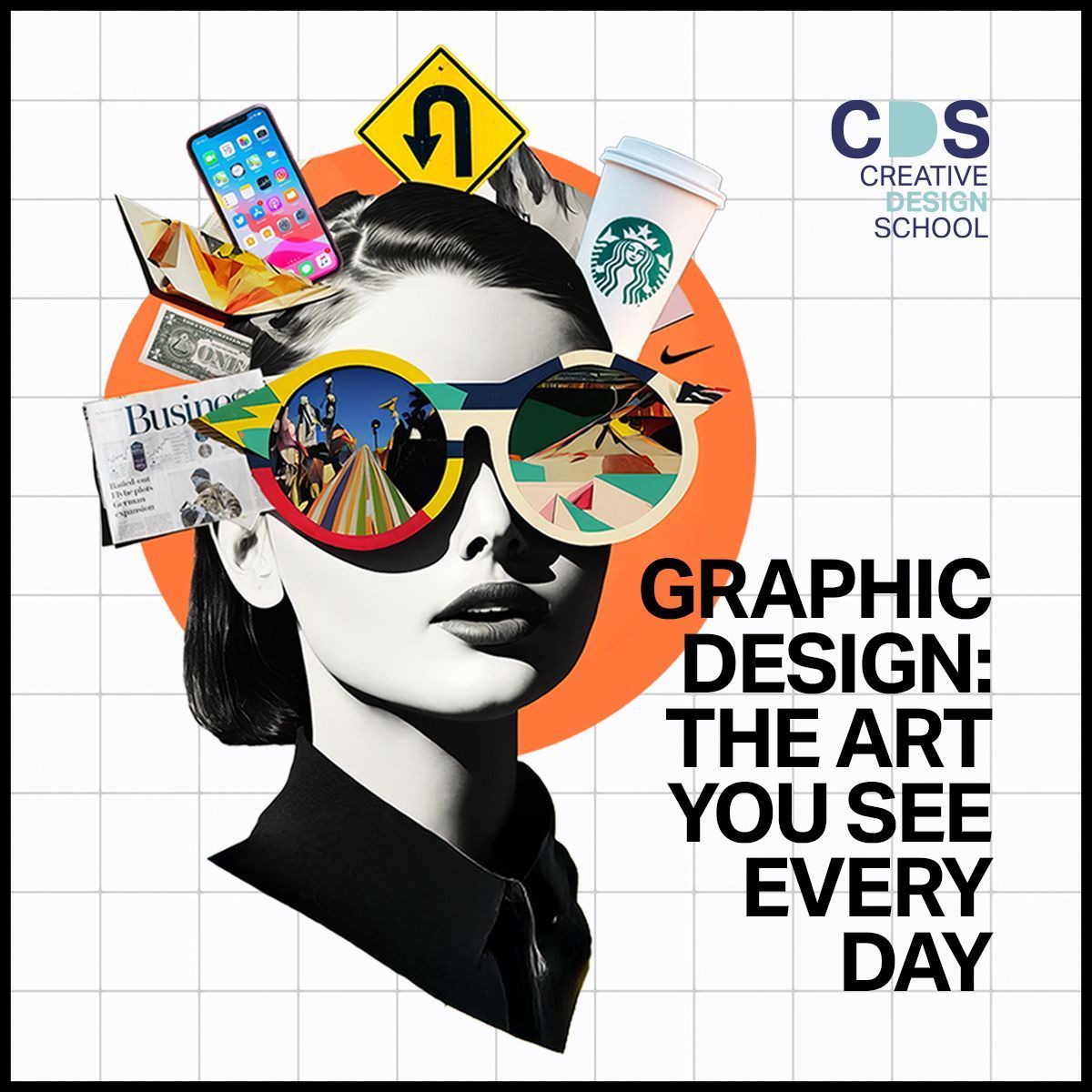 creativedschool's tweet photo. Graphic Design: The Art You See Every Day 
Want to learn more?
Explore how graphic design influences your day and how you can become a creator of this everyday magic! Explore More &amp; Enrol: Visit our website https://t.co/IiHYRr5ixD  to browse our courses https://t.co/BaYjdWwJS7