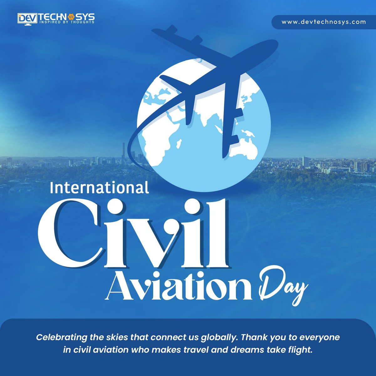 DevTechnosys's tweet image. ✈️ Celebrating International Civil Aviation Day! At Dev Technosys, we honor the spirit of innovation that fuels global connectivity and progress. Together, we soar higher! 🌍🚀 #AviationDay
#DevTechnosys #CivilAviationDay #Innovation #Aviation #GlobalConnectivity #FlyHigh